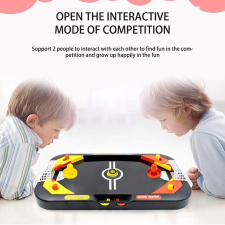 Mini Air Hockey Table Desktop Battle Educational Interactive Toy Kids Gift Indoor Game