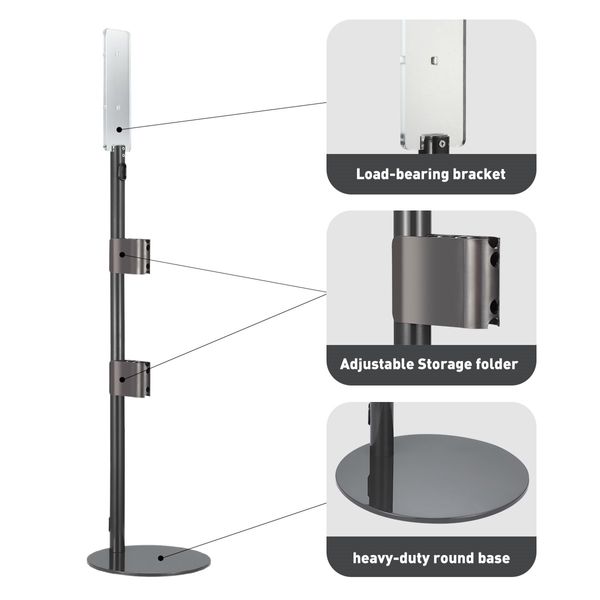 Freestanding Vacuum Stand Rack Cleaner with Wire Organiser Dyson V7 V8 V10 V11 V12 V15