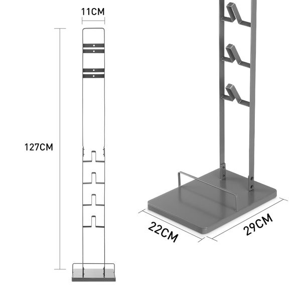 Dyson Vacuum Stand Rack Cleaner Accessories Holder Free Standing V6 V7 V8 V10 V11 V12 V15 Grey