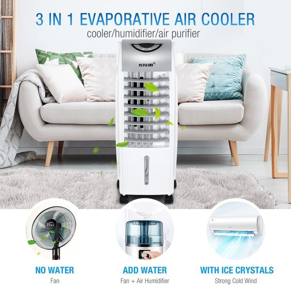 Maxkon Multi-functional 6L Evaporative Air Cooler Remote Cooling Fan Humidifier