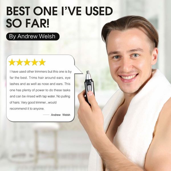 Ear and Nose Hair Trimmer Clipper