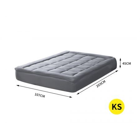 Mattress Topper Bamboo Fibre King Single