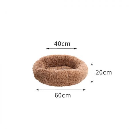 PaWz Pet Bed Mattress Dog Beds Bedding Cat Pad Mat Cushion Winter M Brown