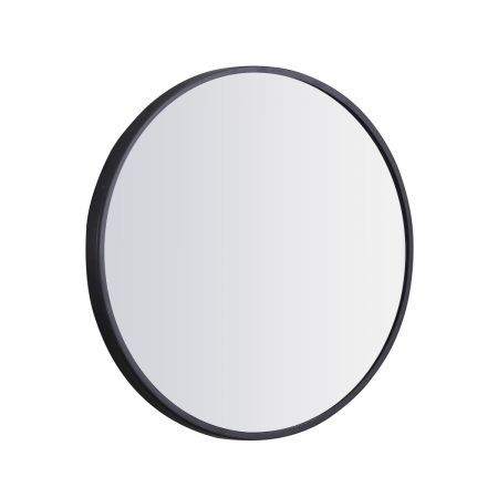 Wall Mirror Round Shaped Bathroom Makeup Mirrors Smooth Edge 50CM