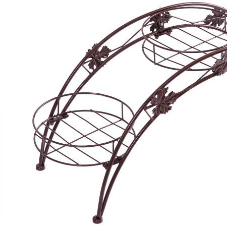 2X Plant Stand Outdoor Indoor Metal Bronze