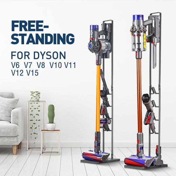 Dyson Vacuum Stand Rack Cleaner Accessories Holder Free Standing V6 V7 V8 V10 V11 V12 V15 Grey