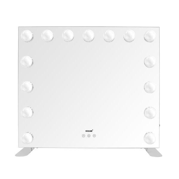 Hollywood Style Makeup Mirror 15 LED Lighted Vanity Mirror Maxkon Adjustable Brightness