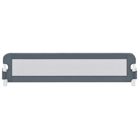 Toddler Safety Bed Rail Grey 180x42 cm Polyester