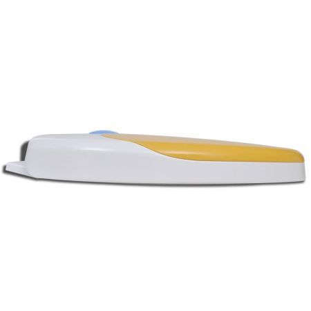 White & Yellow Soft-close Toilet Seat Adults/Children