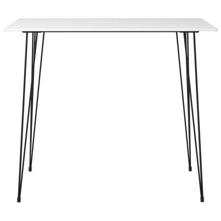 Bar Table White 120x60x105 cm