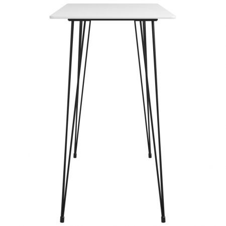 Bar Table White 120x60x105 cm