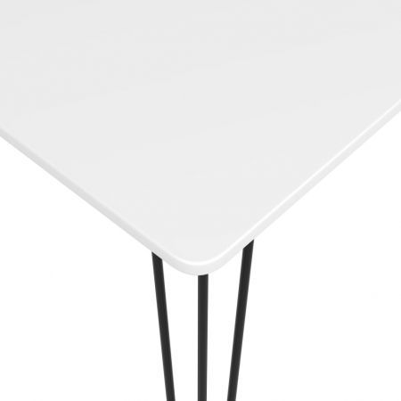 Bar Table White 120x60x105 cm