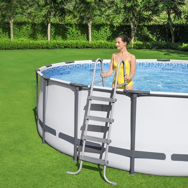 Bestway Steel Pro Max 4.27mx1.22m Above Ground Swimming Pool Set with Cover