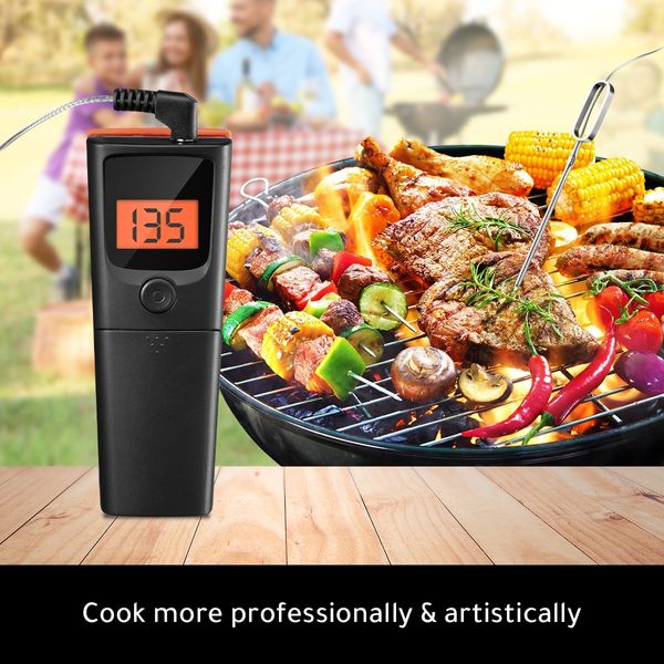 Wireless Grill Thermometer Instant Read Bluetooth BBQ Meat Thermometer Smart Probe