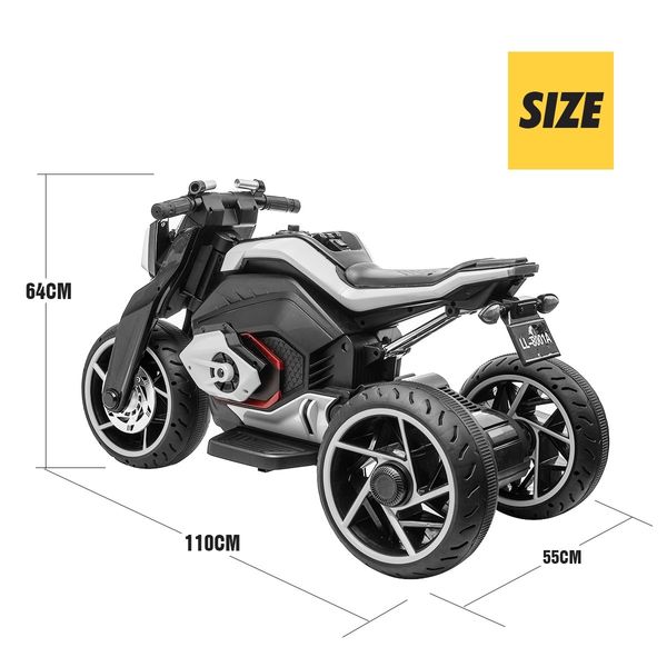 6V Kids Electric Ride On Motorcycle 3 Wheels Toy Motorbike