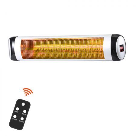 Spector 2500W Electric Infrared Patio Heater Radiant Strip Indoor Remote