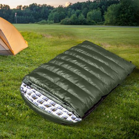 Mountview Sleeping Bag Double Bags Outdoor Camping Hiking Thermal -10???Tent