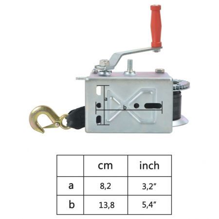 Hand Winch with Strap 1130 kg