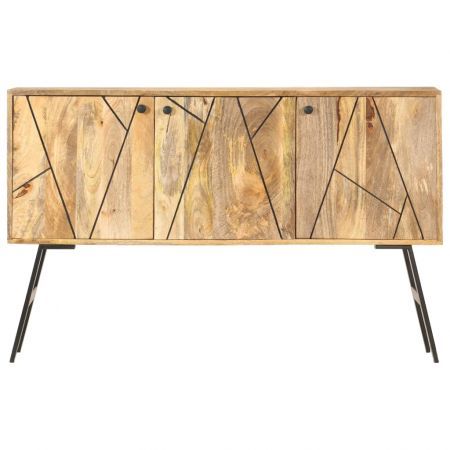 Sideboard 118x30x75 cm Solid Mango Wood