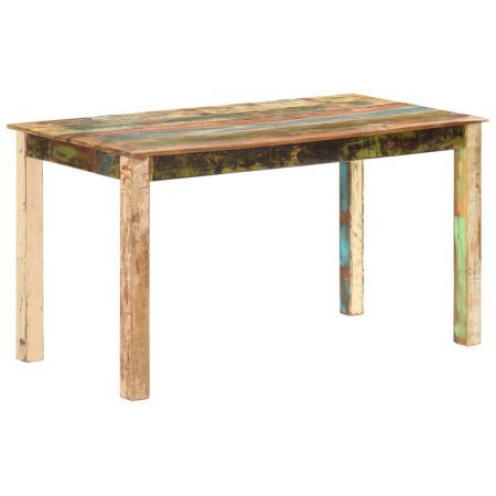 Dining Table Solid Reclaimed Wood 140x70x76 cm