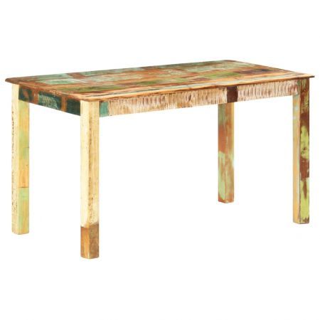 Dining Table Solid Reclaimed Wood 140x70x76 cm