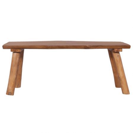 Garden Bench 120 cm Solid Teak Wood