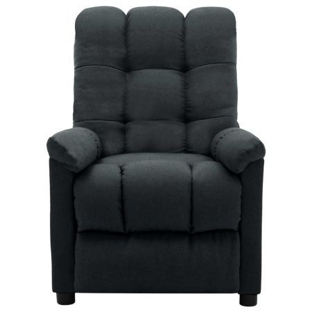 Recliner Dark Grey Fabric