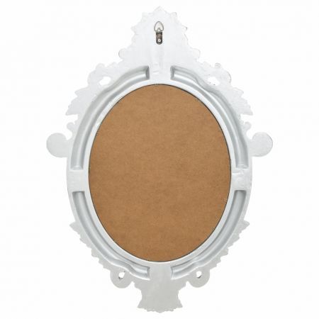 Wall Mirror Castle Style 56x76 cm Silver