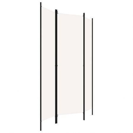 3-Panel Room Divider White 150x180 cm