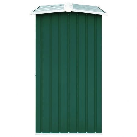 Log Storage Shed Galvanised Steel 172x91x154 cm Green