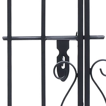 Ornamental Garden Gate Wrought Iron 122x20.5x160 cm