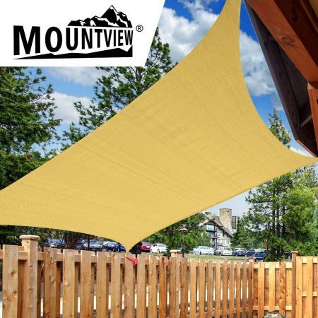 Sun Shade Sail Cloth Canopy Sand 180