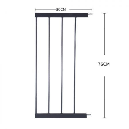 Baby Kids Pet Safety Security Gate Stair Barrier Doors Extension Panels 30cm BK