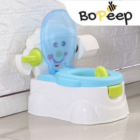 Kids Potty Trainer Seat Safety Blue