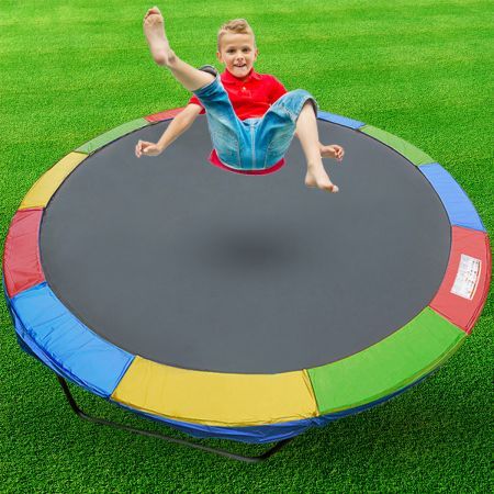 12FT Replacement Trampoline Pad Reinforced Outdoor Round Spring Cover