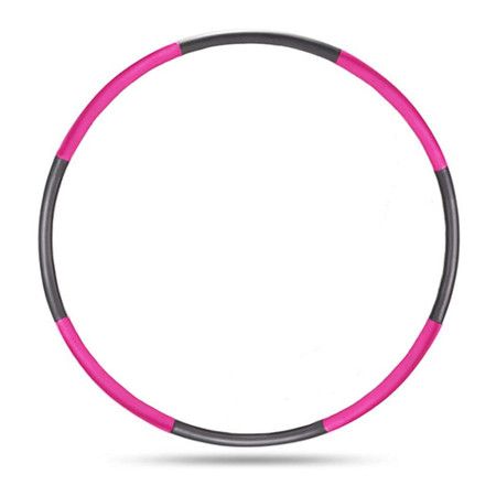 Fitness Exercise Weighted Hoola Hoop, Lose Weight by Fun Way to Workout, Fat Burning Healthy Model Sports Life, Detachable and Size Adjustable