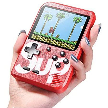 Game Box 500 in 1 Portable Mini Handheld Video Game Console + Gamepad Doubles Players