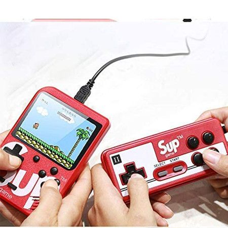 Game Box 500 in 1 Portable Mini Handheld Video Game Console + Gamepad Doubles Players