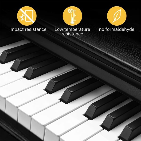 Melodic 88-Keys Digital Piano Full Size Hammer-Action Keys with Keyboard Cover