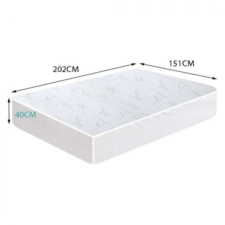 DreamZ  Queen Fully Fitted Waterproof Breathable Bamboo Mattress Protector