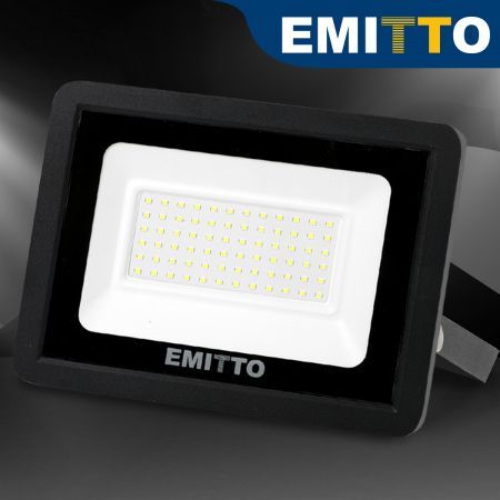 Emitto LED Flood Light 50W Outdoor Floodlights Lamp 220V-240V Cool White