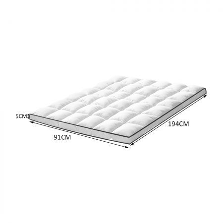 Bedding Luxury Pillowtop Mattress Single