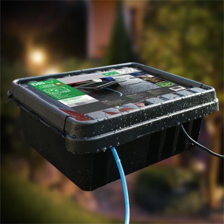 Stockholm Christmas Outdoor Led Lights Transformer Container Weather Proof Dri Power Box