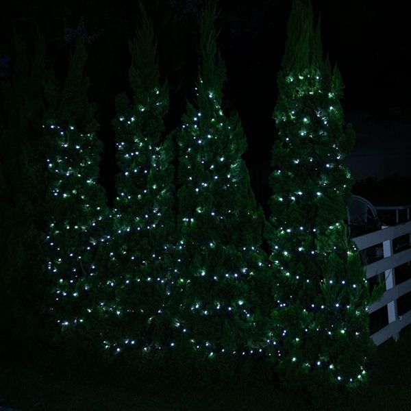 Stockholm Christmas String Lights 1000 LEDs Cool White Flashing Outdoor Garden Xmas 69.9M