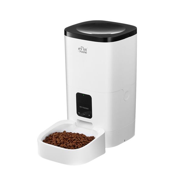 6L Automatic Pet Feeder Wi-Fi Enabled Smart Dog Cat Feeder with App Remote Control