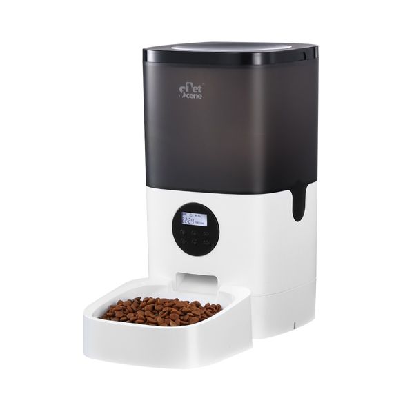 6L Automatic Pet Feeder Dog Cat Feeder Food Dispenser with LCD Screen