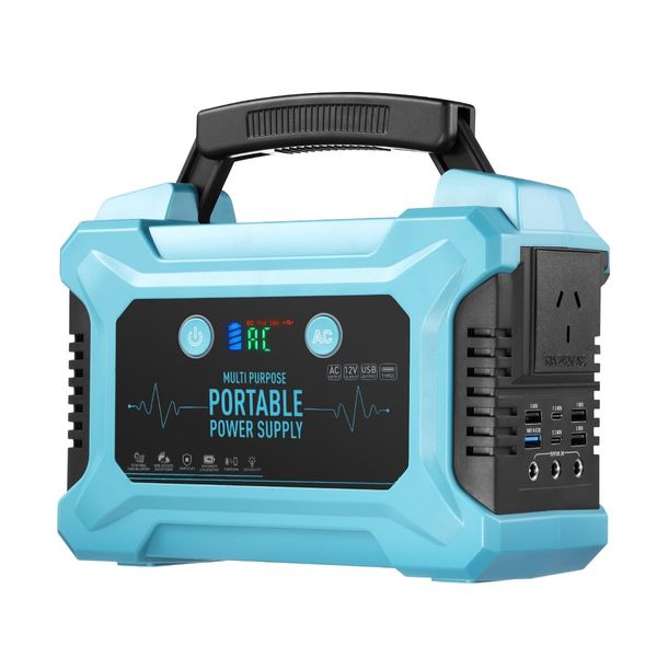 Portable Generator Power Station Solar Lithium Battery 84300mAh