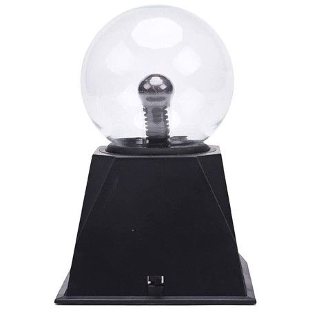 Ball Light 4 inch Interactive Touch Responsive Lamp Sound Activated Tesla Coil Lightning  (4 Inch)