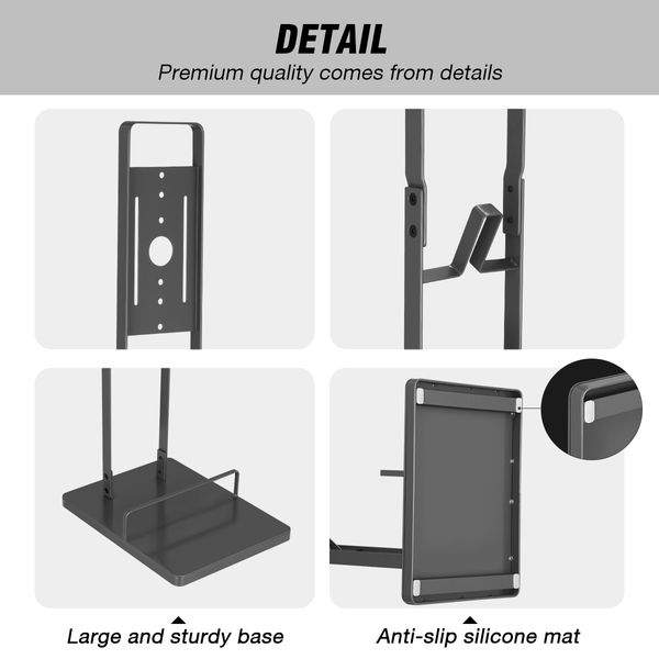 Freestanding Dyson Cordless Vacuum Cleaner Metal Stand Rack Hook V6 V7 V8 V10 V11 V12 V15 Grey