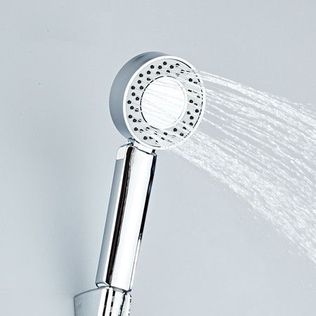 Double-Sided Water Shower Pressure Shower Handheld  Nozzle Spray With Shower Gel Container